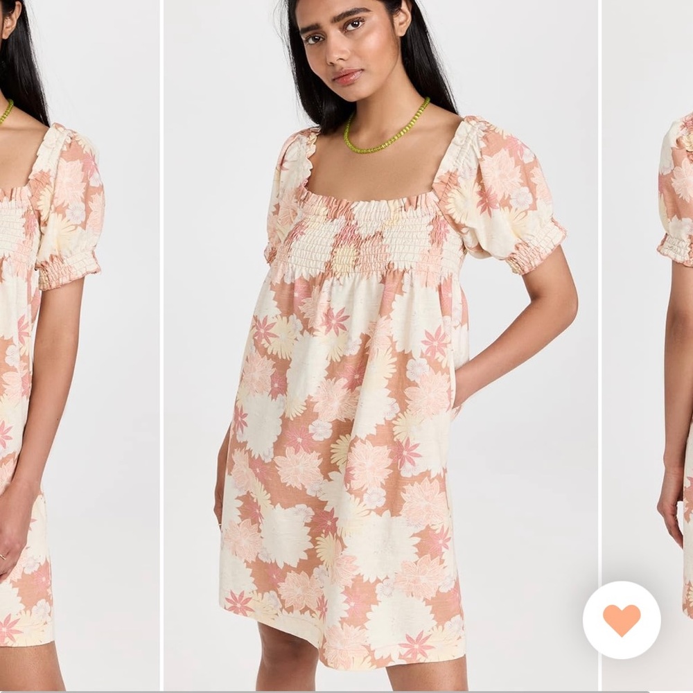 NWT Faherty Floral Dress
